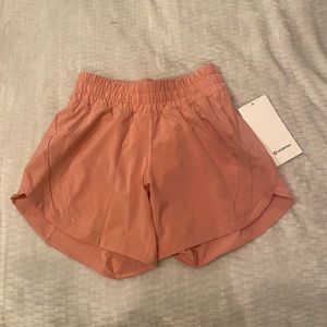 Lululemon Pink Puff Track That MR Short 5” Lined